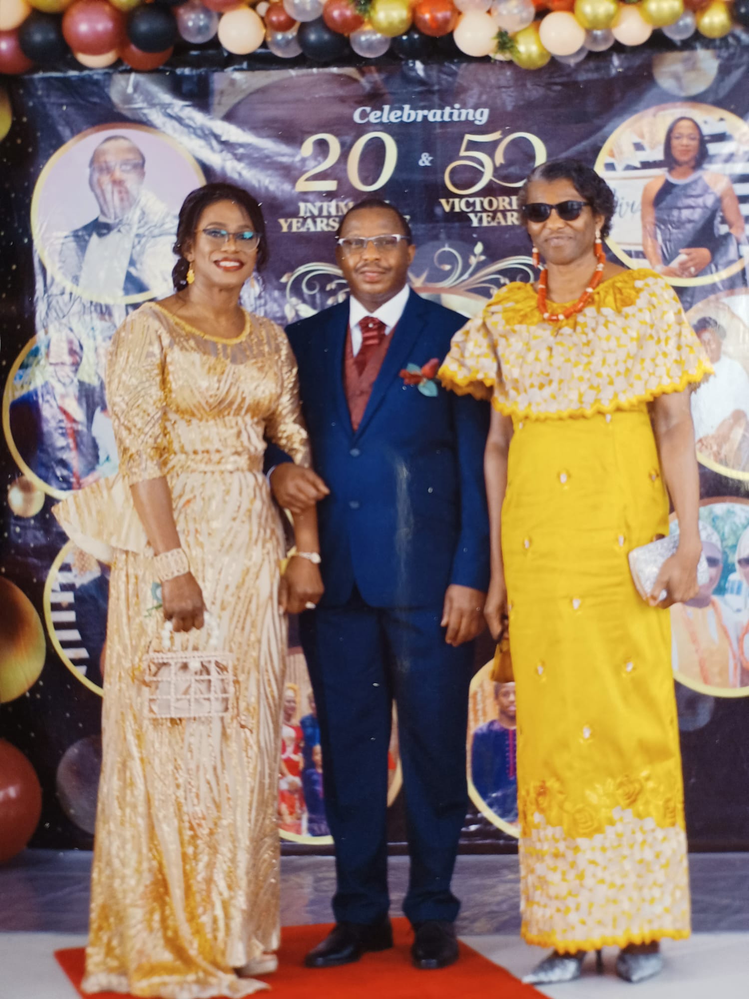 Dr and Mrs Patience Mabadeje and Kevbe Onomivbori